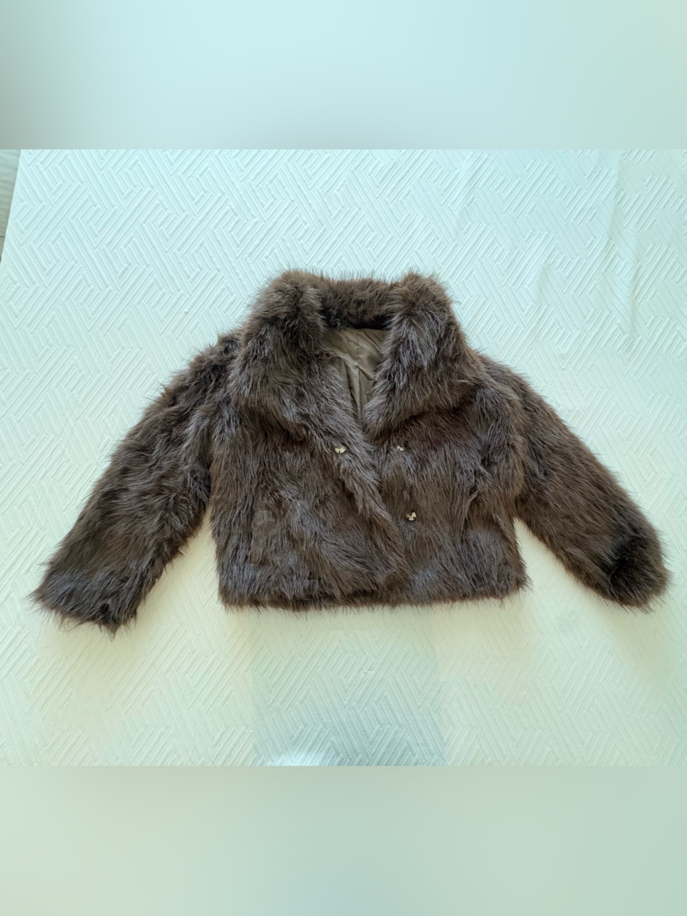 Women’s Brown Faux Fur Coat